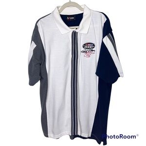 Vintage 2000 Chase Authentics Nascar Rusty Wallace Polo Shirt Size Large Y2K